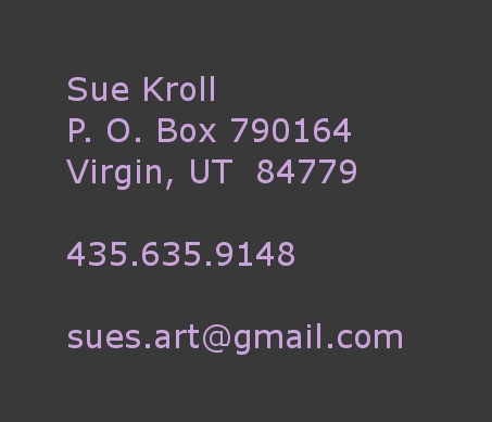 How to contact Sue's Art